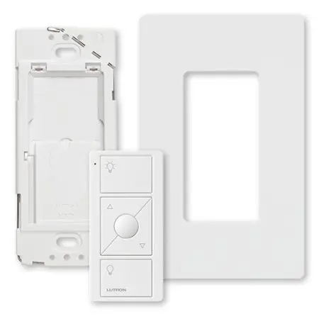 LUTRON Pico Wireless Control 434 MHz 3-button with Raise/Lower Lights Wall Mounting Kit